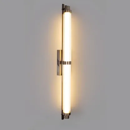 Modern Steel Clear Acrylic Wall Sconce Image - 9