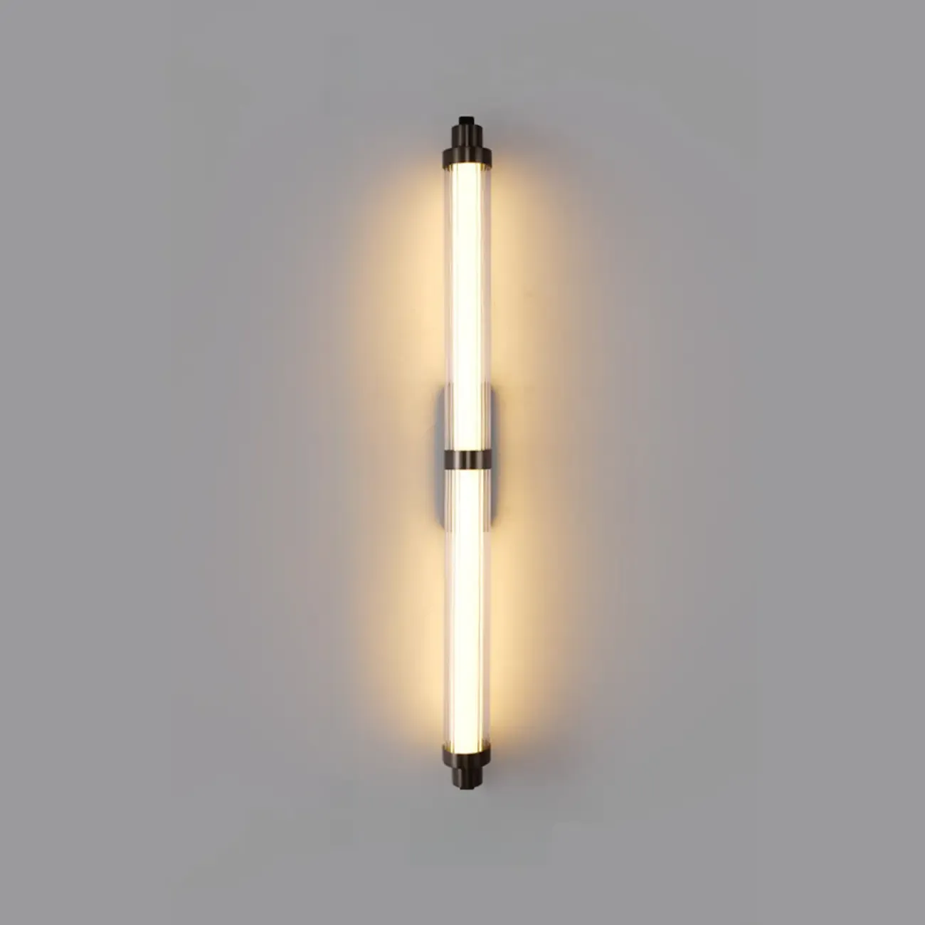 Modern Steel Clear Acrylic Wall Sconce Image - 10