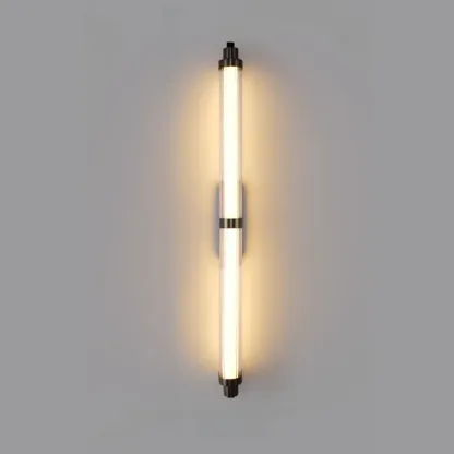 Modern Steel Clear Acrylic Wall Sconce Image - 11