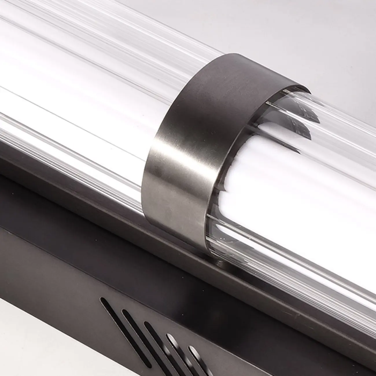 Modern Steel Clear Acrylic Wall Sconce Image - 13 | homeyfad