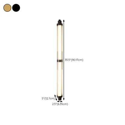 Modern Steel Clear Acrylic Wall Sconce Image - 17