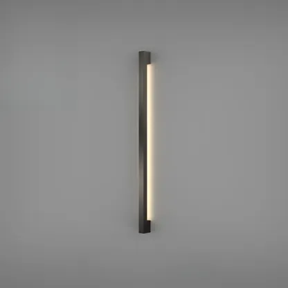 Minimalist Metal Acrylic Tube LED Wall Sconce Image - 6