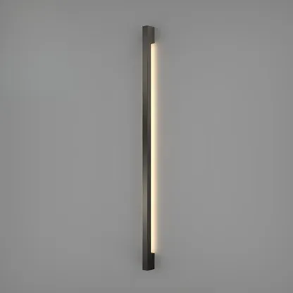 Minimalist Metal Acrylic Tube LED Wall Sconce Image - 8