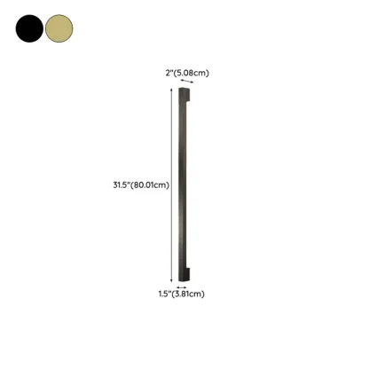 Minimalist Metal Acrylic Tube LED Wall Sconce Image - 19