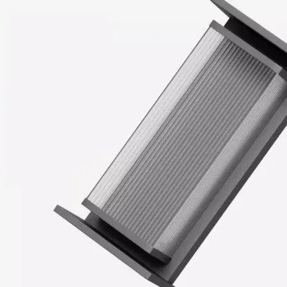 Modern Black Metal Ribbed Plastic Outdoor Wall Sconce Image - 9