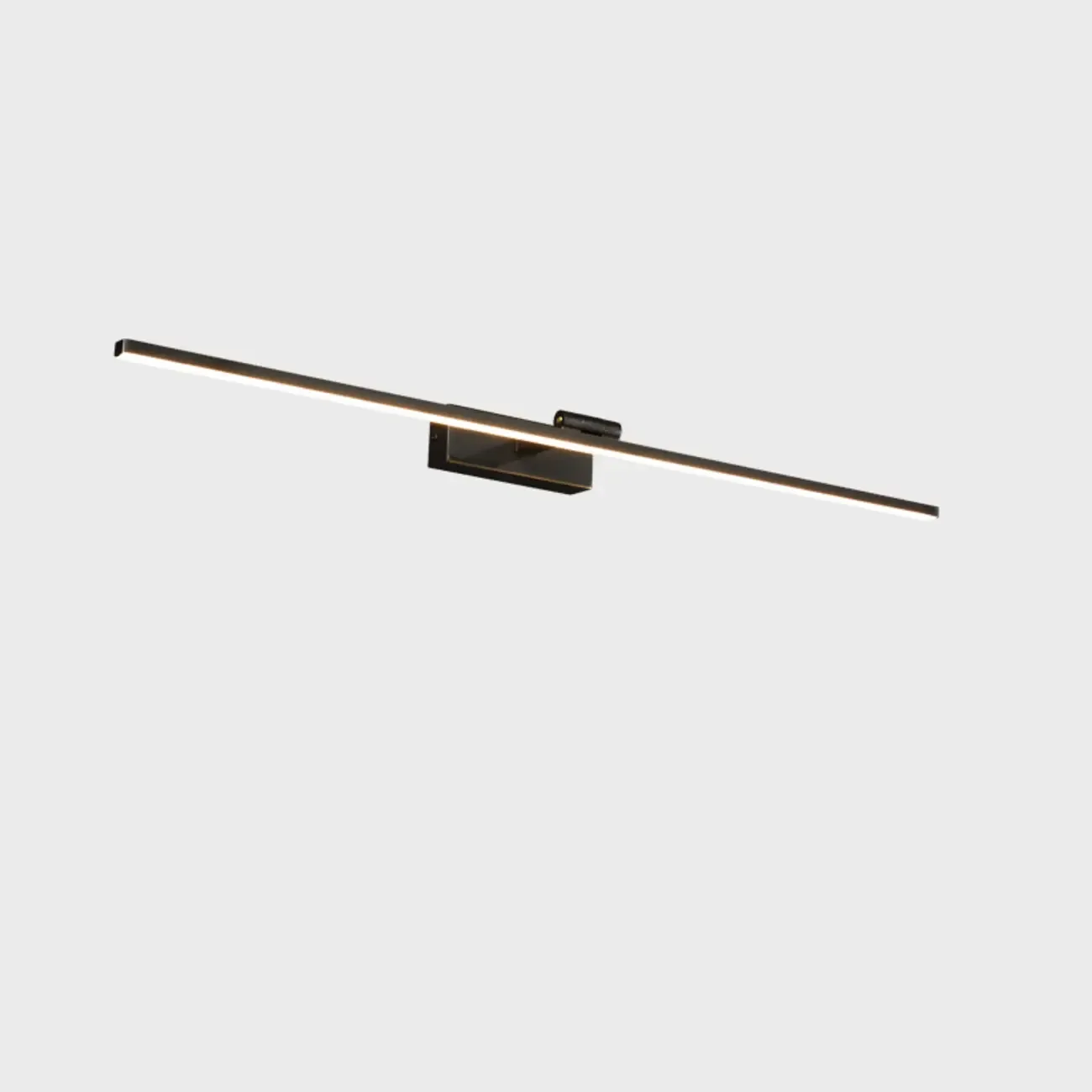 Minimalist Linear Metal Vanity Light 3-Gear Dimming for Bathroom Image - 10