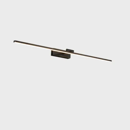 Minimalist Linear Metal Vanity Light 3-Gear Dimming for Bathroom Image - 10