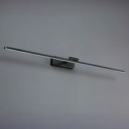 Minimalist Linear Metal Vanity Light 3-Gear Dimming for Bathroom Image - 12