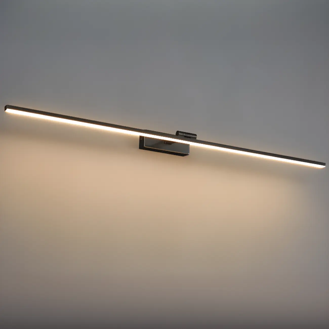 Minimalist Linear Metal Vanity Light 3-Gear Dimming for Bathroom Image - 15 | homeyfad