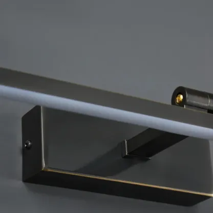 Minimalist Linear Metal Vanity Light 3-Gear Dimming for Bathroom Image - 18