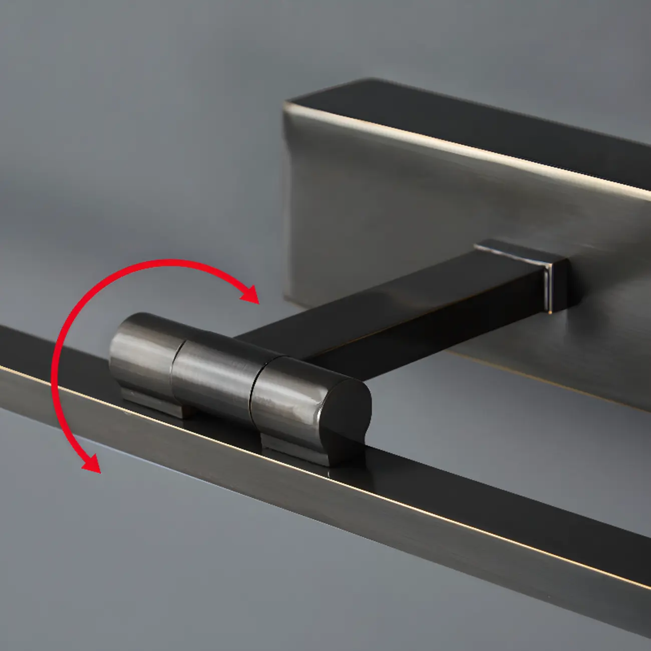 Minimalist Linear Metal Vanity Light 3-Gear Dimming for Bathroom Image - 20 | homeyfad