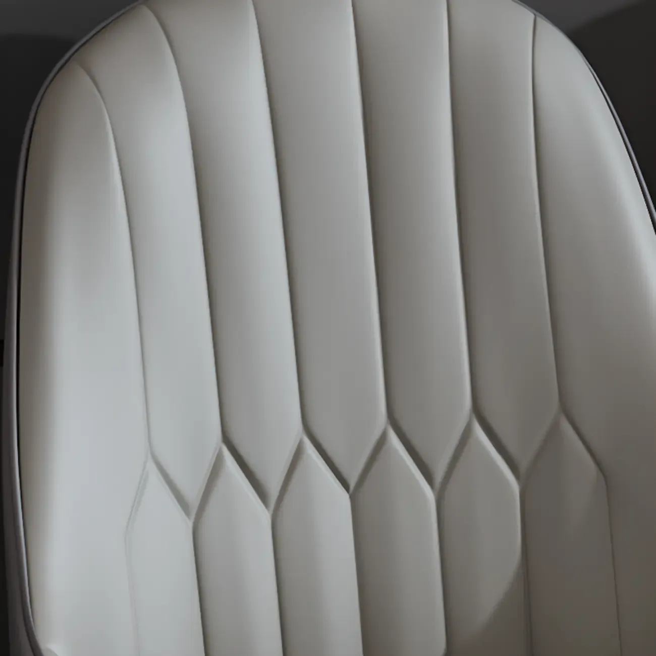 Glam Faux Leather Curved Back Armrest Dining Chair Image - 16