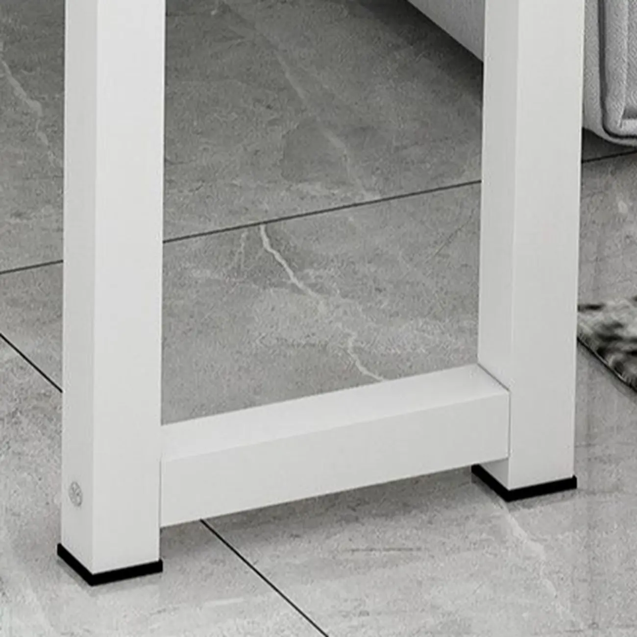 Modern Steel Wood Bar Tables with Shelf Image - 6 | homeyfad