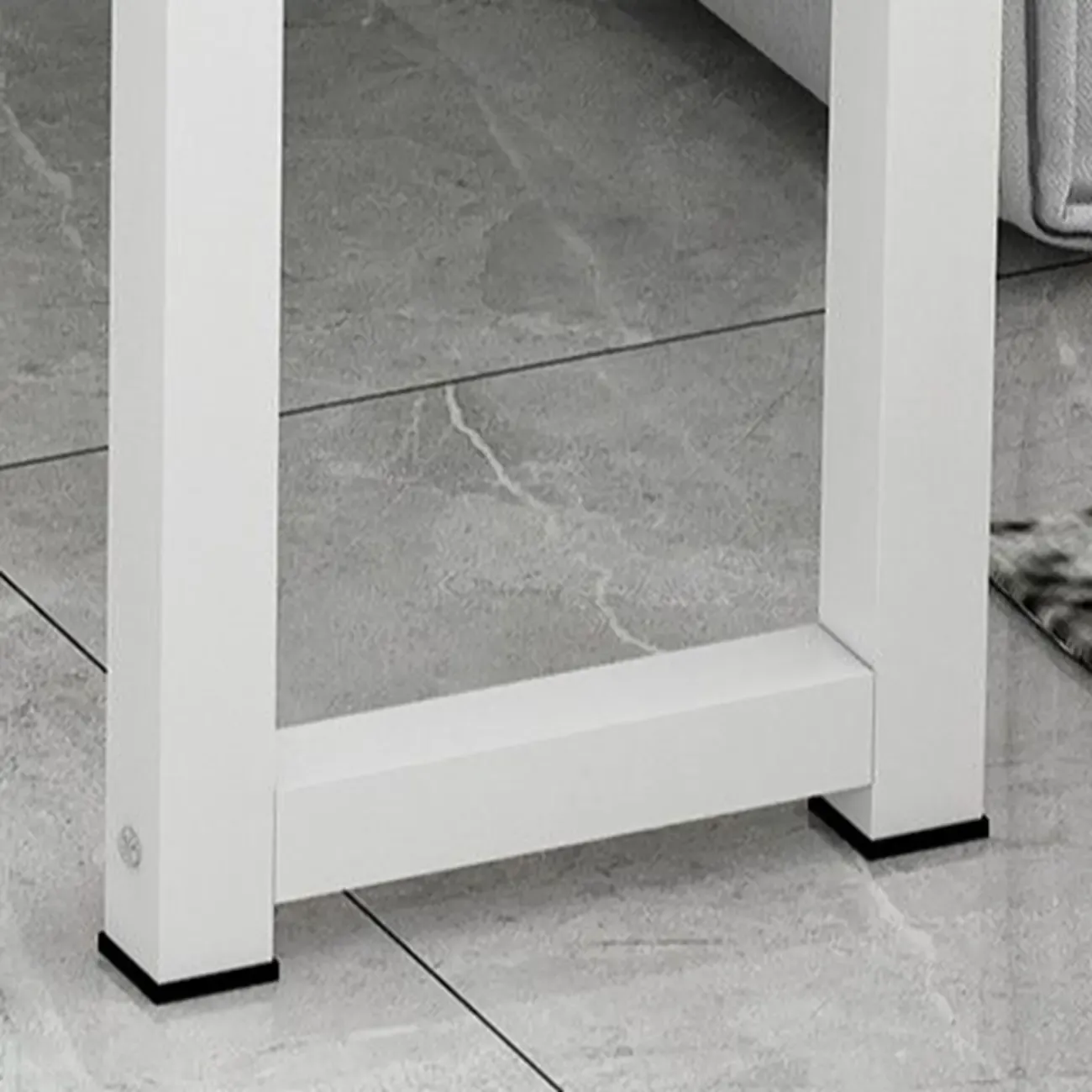 Modern Steel Wood Bar Tables with Shelf Image - 6