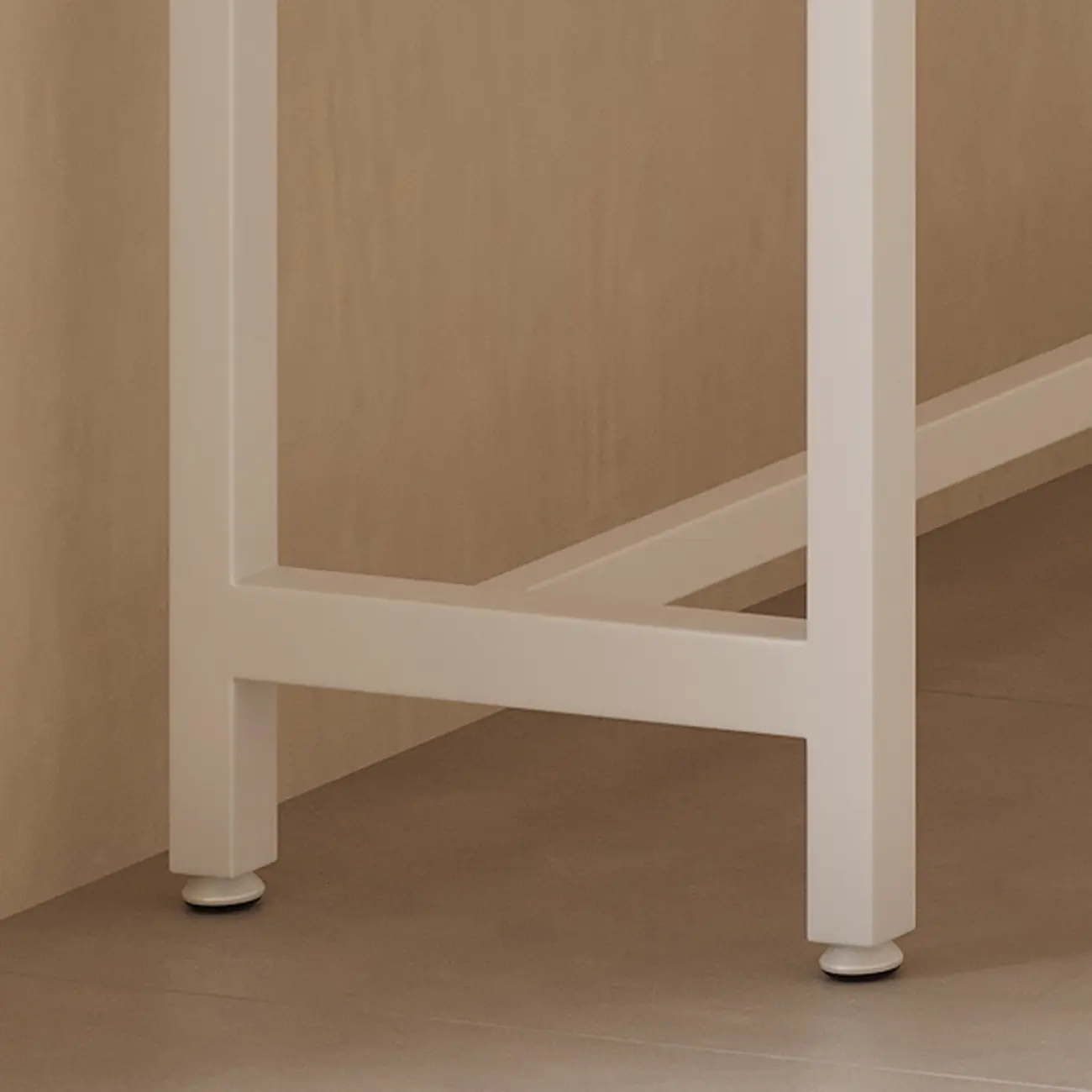 Natural Wooden Top Bar Table Metal Base with Footrest Image - 11 | homeyfad