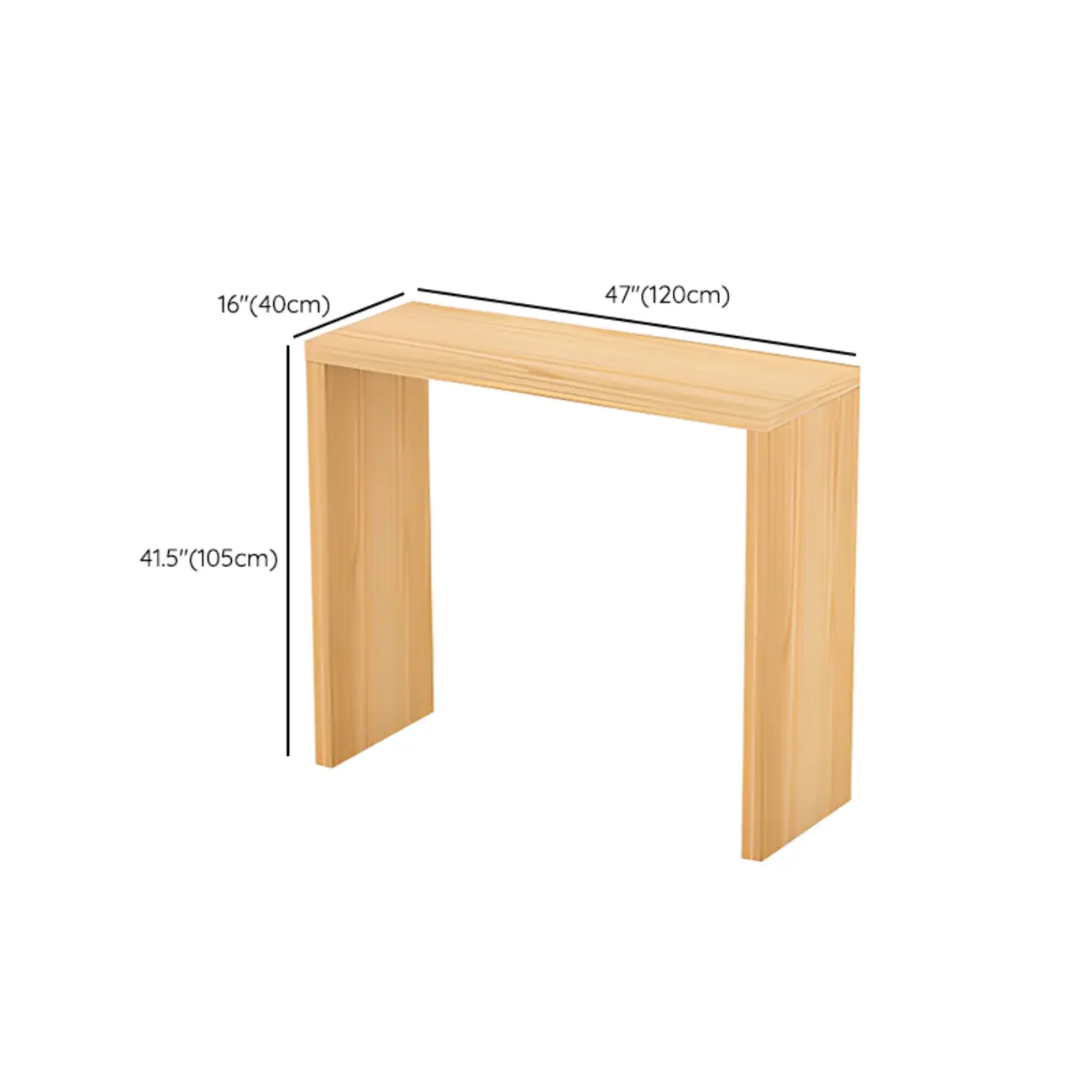 Scandinavian Solid Wood Pub Table Rectangle 4 Seats Image - 16 | homeyfad
