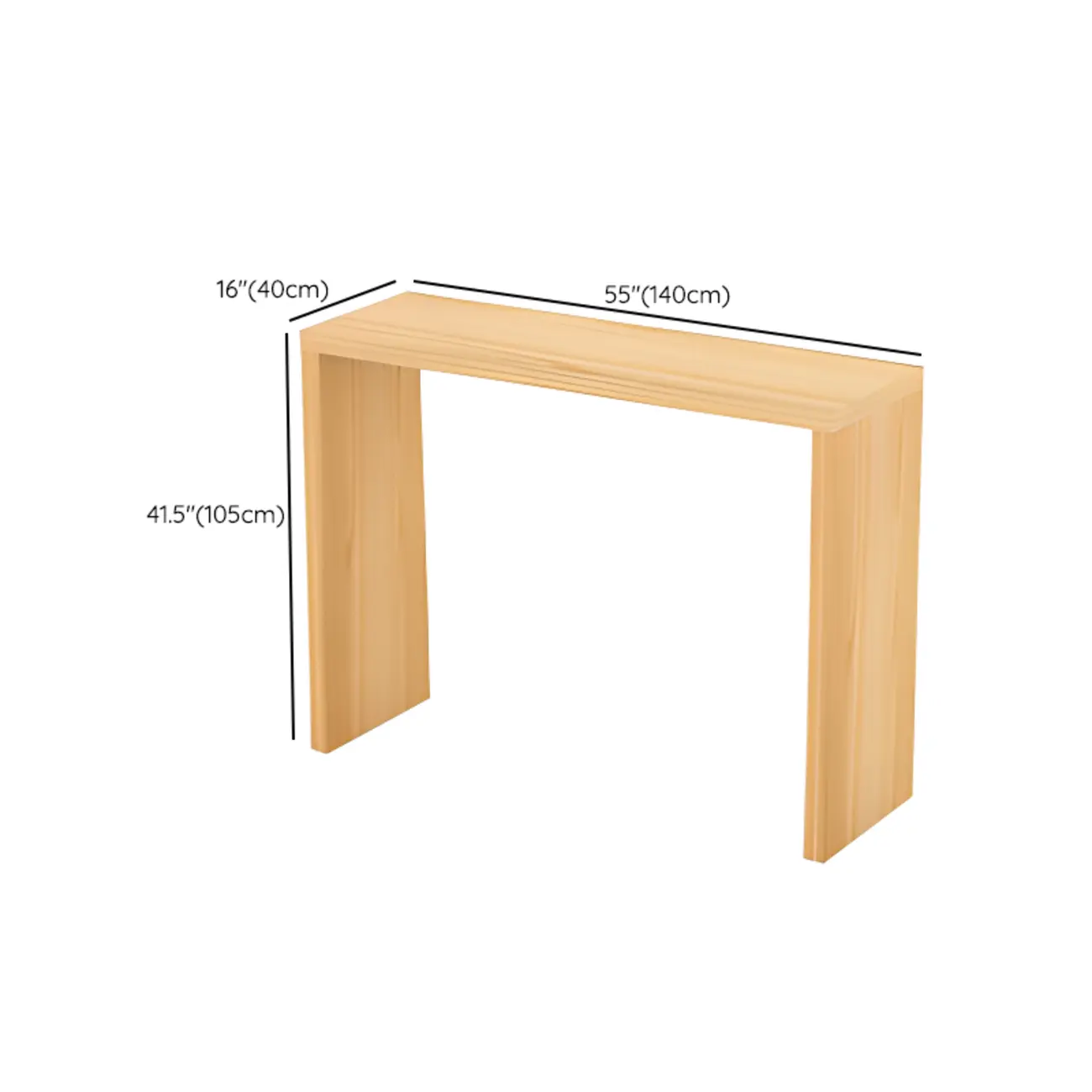 Scandinavian Solid Wood Pub Table Rectangle 4 Seats Image - 17 | homeyfad