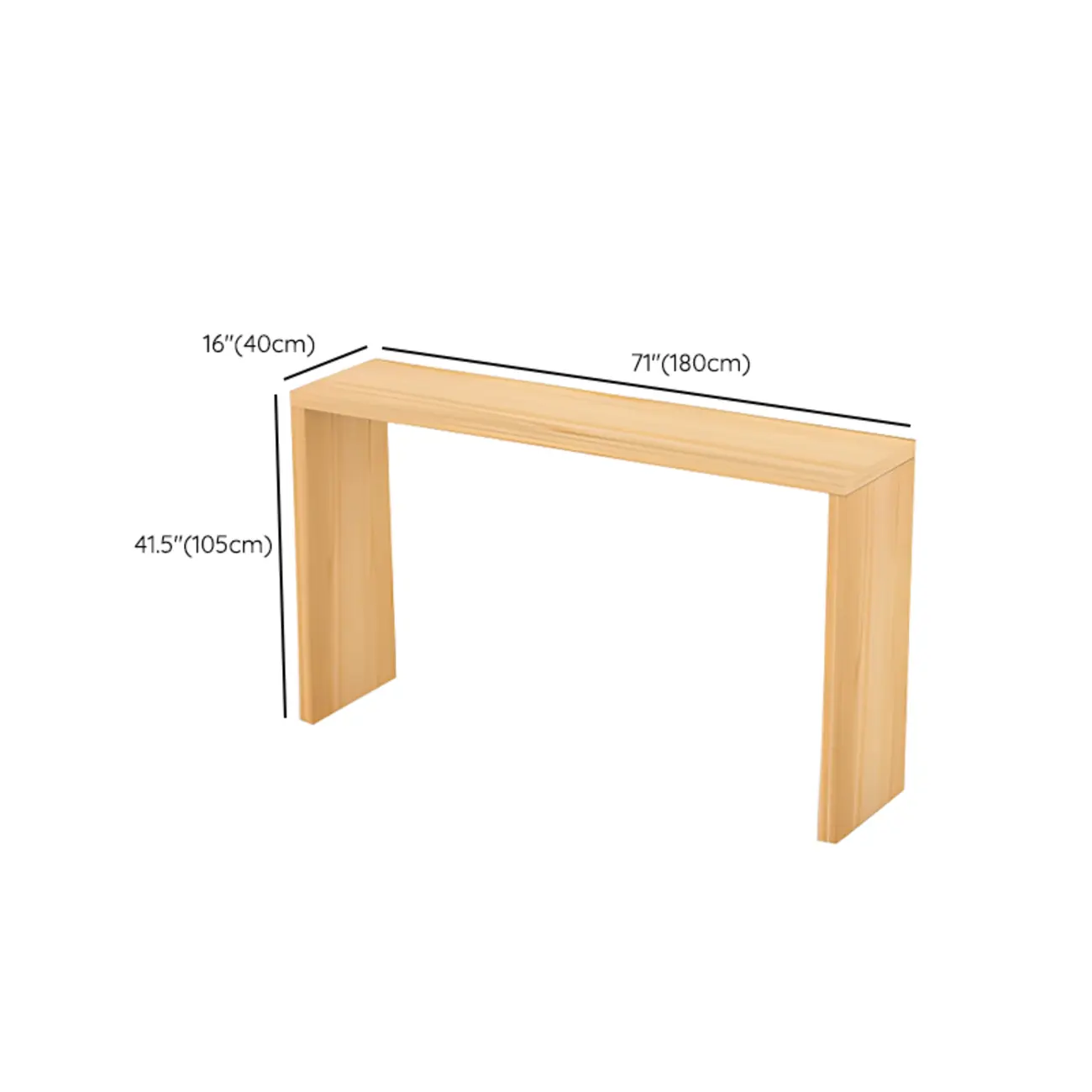 Scandinavian Solid Wood Pub Table Rectangle 4 Seats Image - 19 | homeyfad
