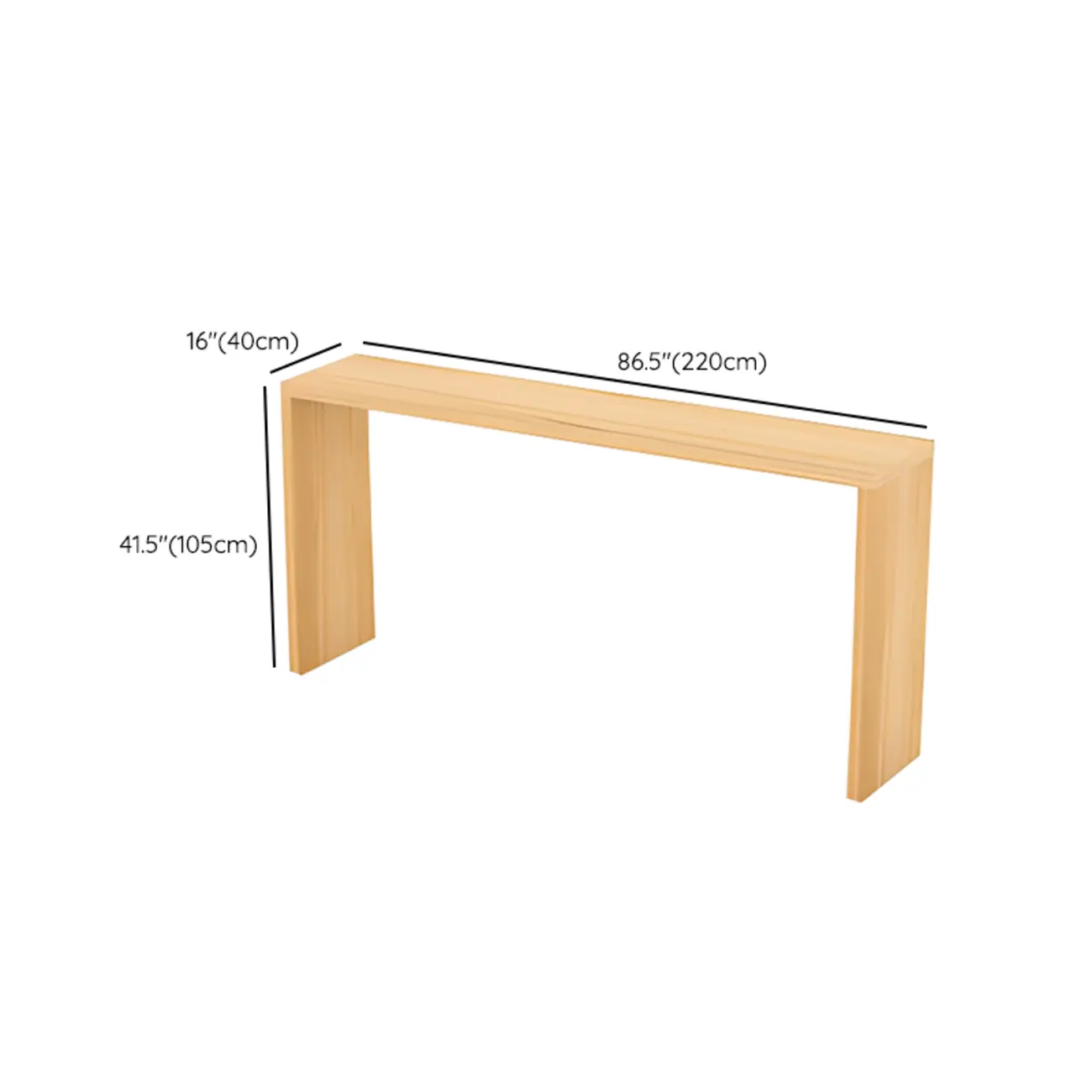 Scandinavian Solid Wood Pub Table Rectangle 4 Seats Image - 21 | homeyfad