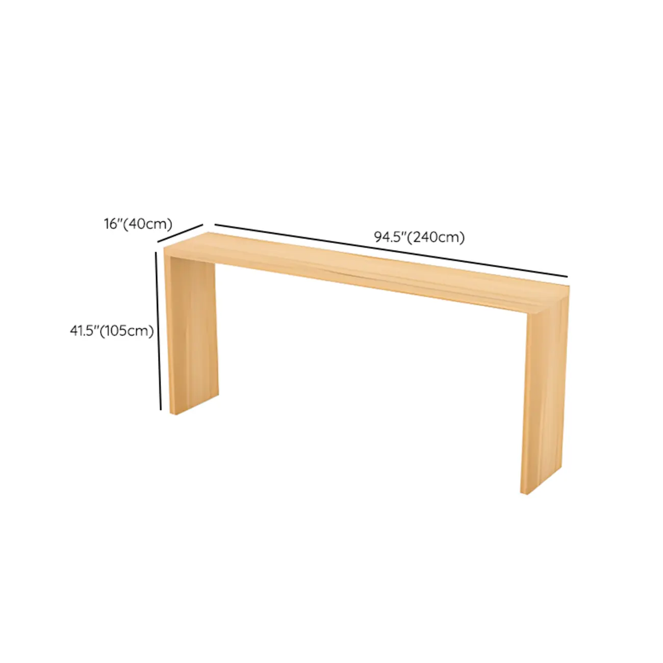 Scandinavian Solid Wood Pub Table Rectangle 4 Seats Image - 22 | homeyfad