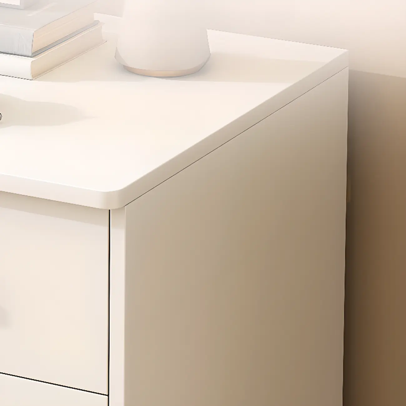 Modern Wooden Mobile Vertical Filing Cabinet for Home Office Image - 13 | homeyfad