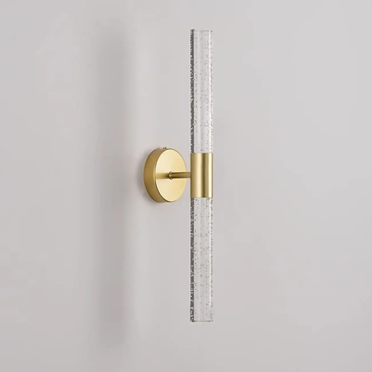 Modern 2-Light Acrylic Dreamy Cylinder Wall Sconce Image - 4