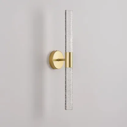 Modern 2-Light Acrylic Dreamy Cylinder Wall Sconce Image - 4