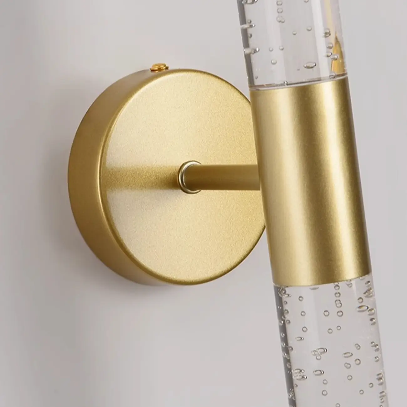 Modern 2-Light Acrylic Dreamy Cylinder Wall Sconce Image - 7 | homeyfad