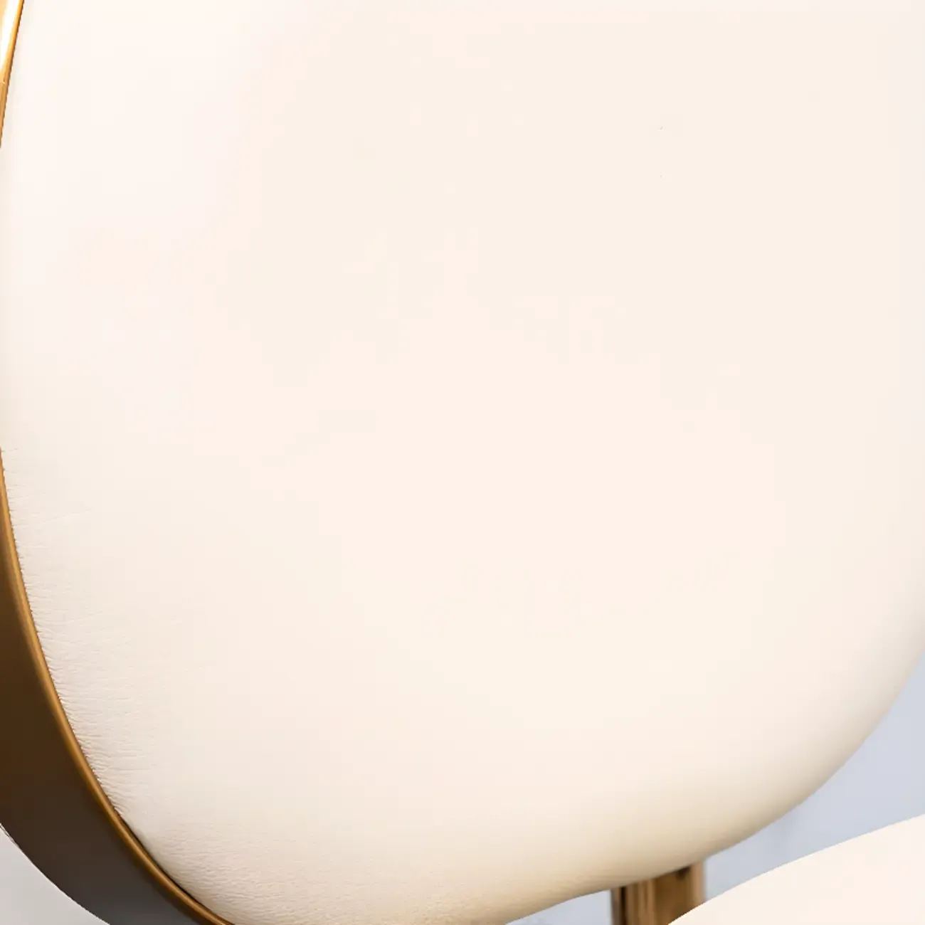 Modern 4-Leg Metal Faux Leather Upholstered Bar Stools Image - 5