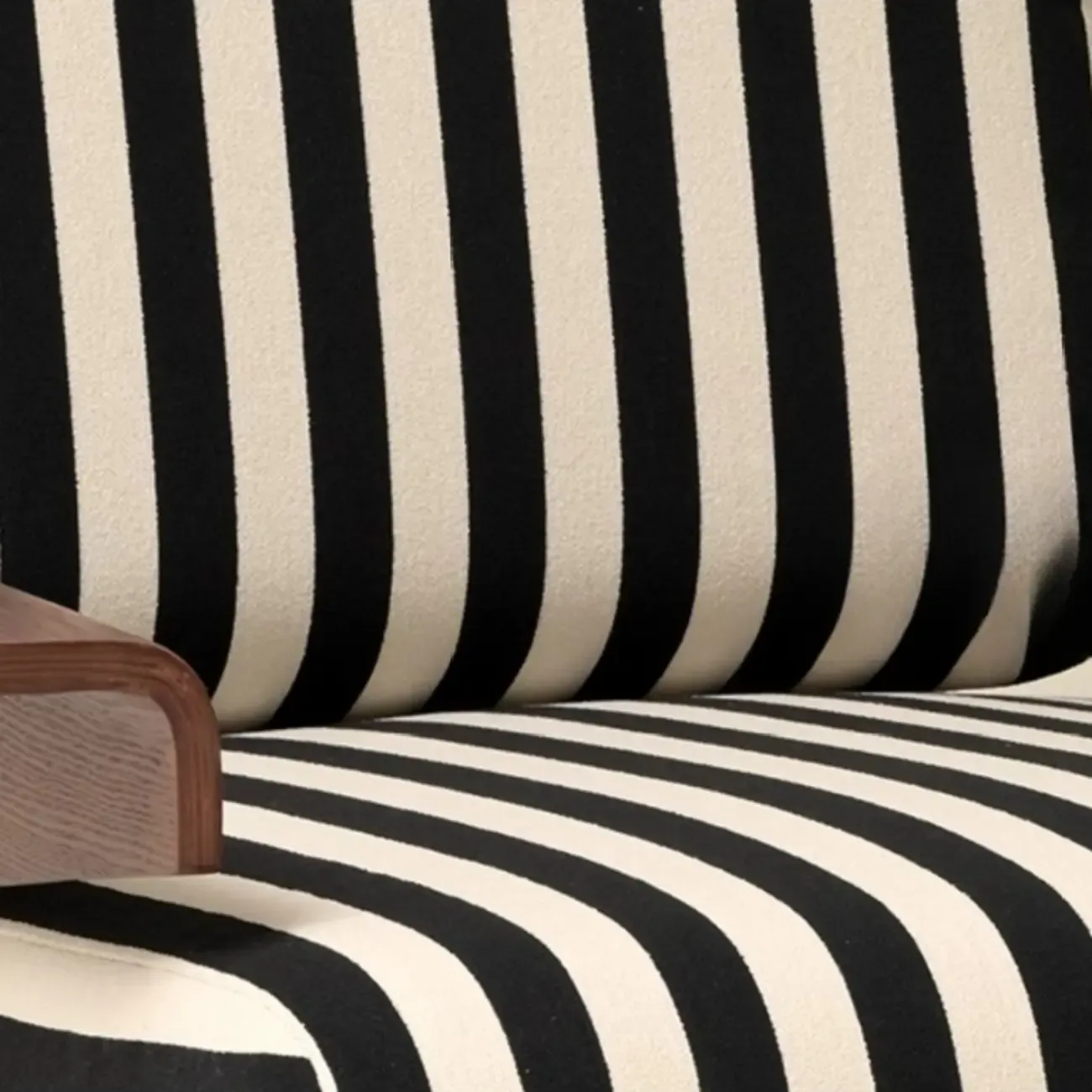 Modern Fabric Accent Chair with Wooden Frame for Living Room Image - 14