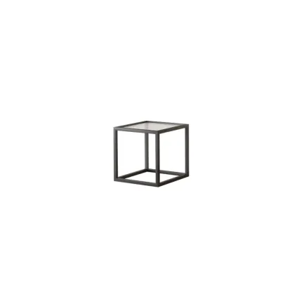 Modern Cube Open Metal Frame Black Bookcase Image - 8