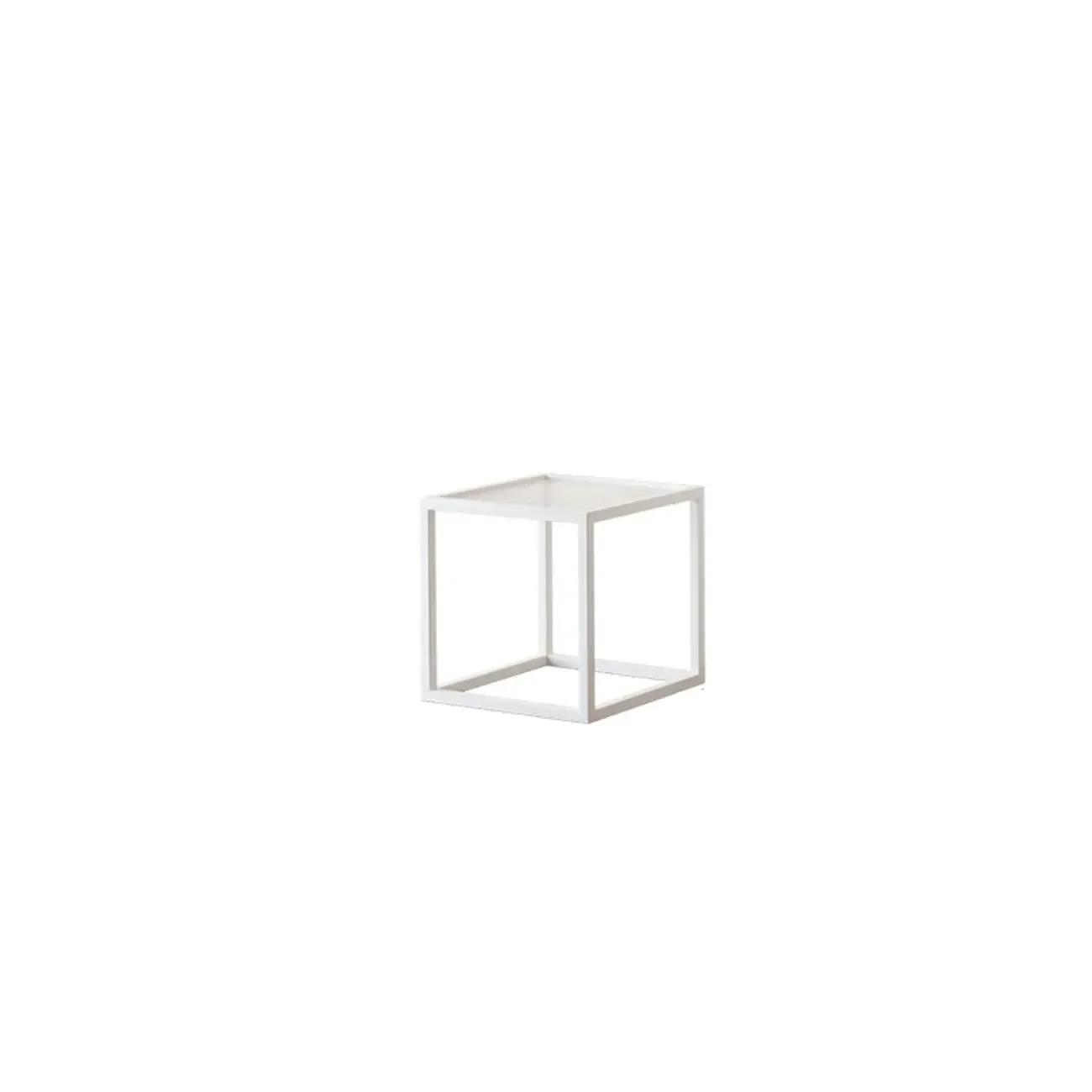 Modern Cube Open Metal Frame Black Bookcase Image - 9