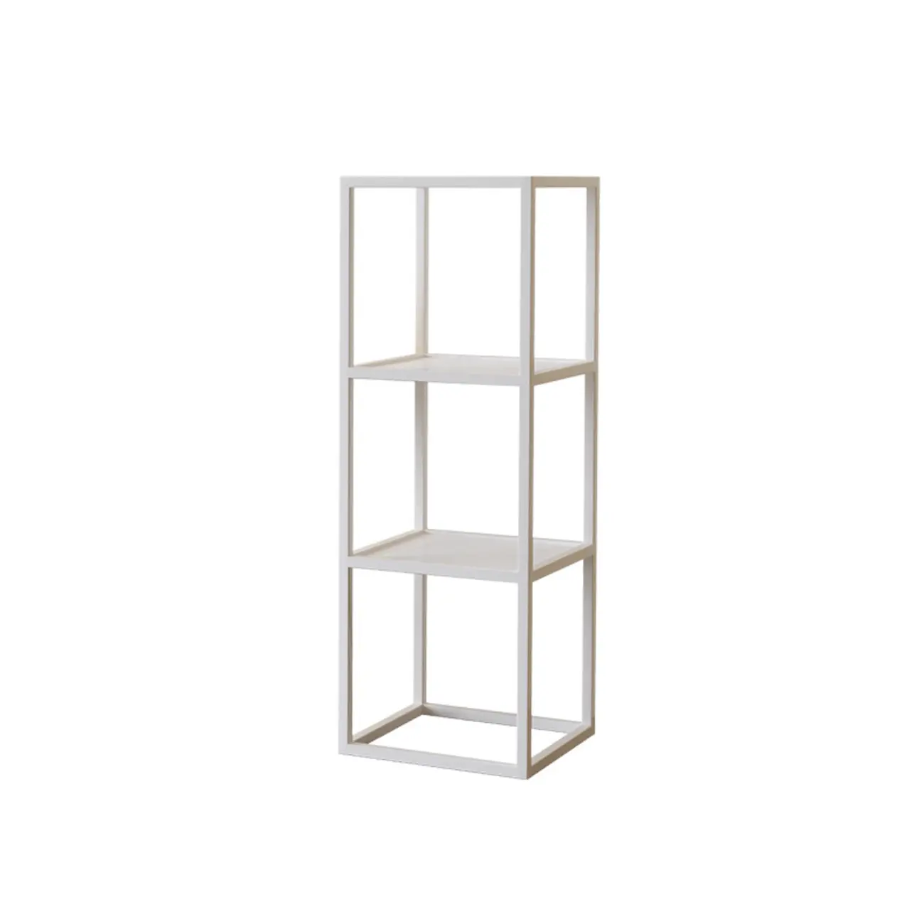 Modern Cube Open Metal Frame Black Bookcase Image - 17 | homeyfad