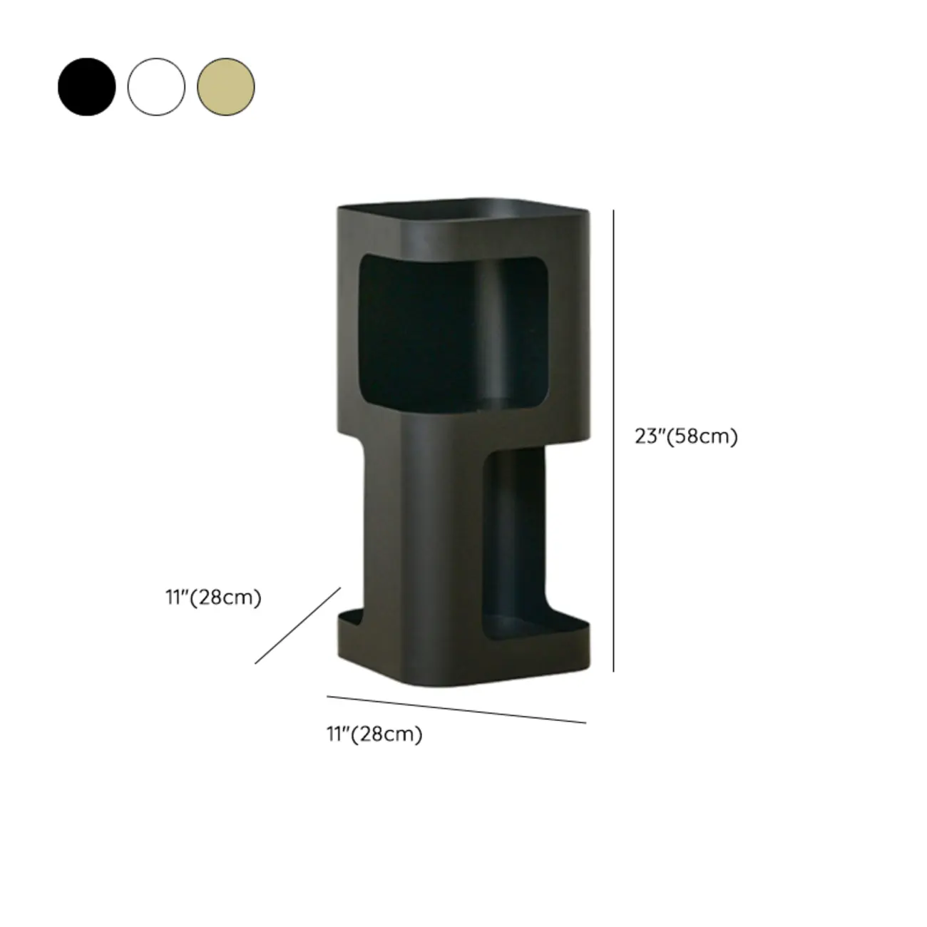 Spatial Art Decorative Black Metal Corner Bookcase #size | homeyfad