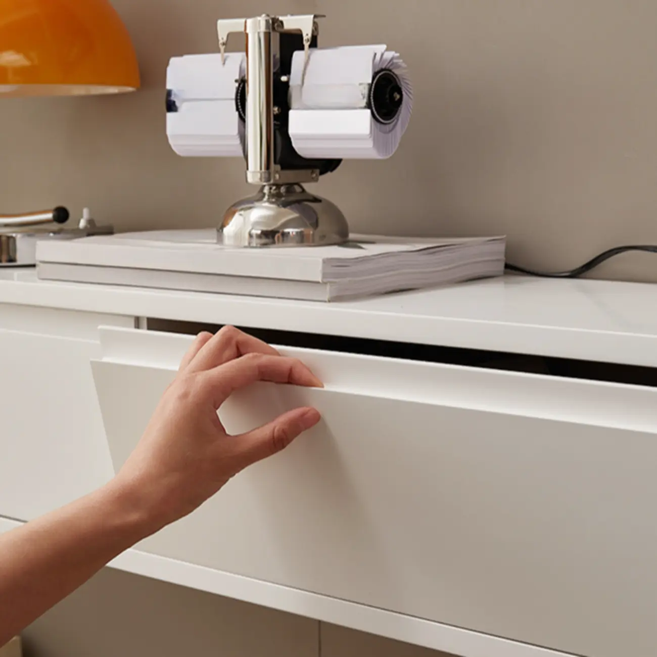 Modern Wooden Wall-mounted TV Stand for Living Room Image - 15 | homeyfad