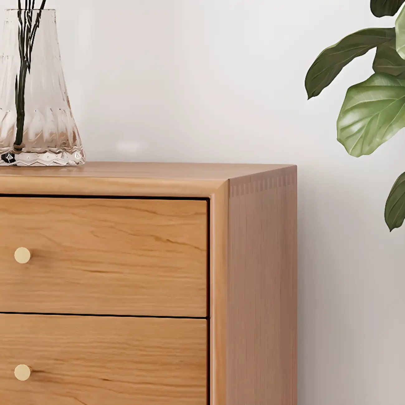 Modern Horizonal Nut-brown Wood Storage Buffet Sideboard Image - 12 | homeyfad