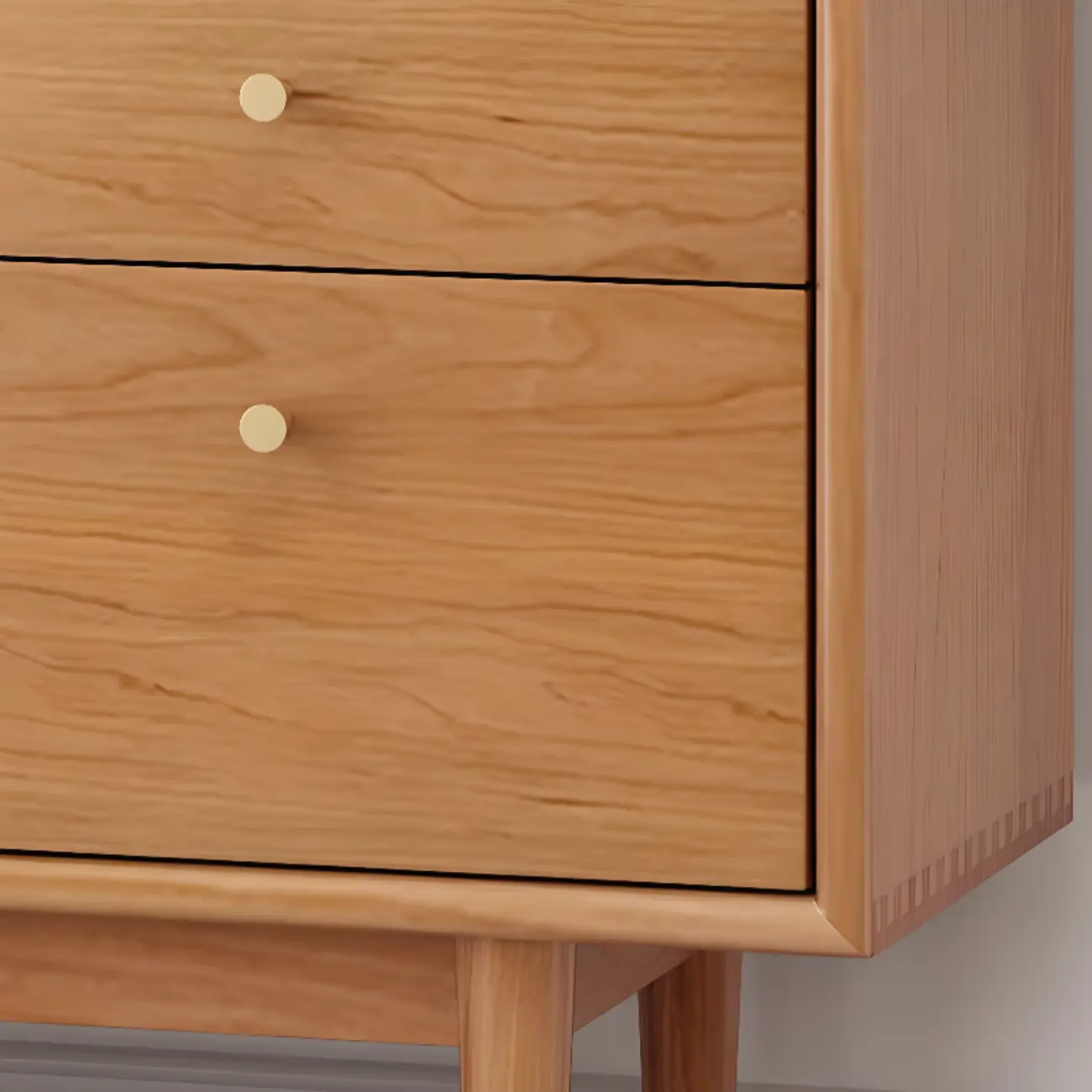 Modern Horizonal Nut-brown Wood Storage Buffet Sideboard Image - 14 | homeyfad