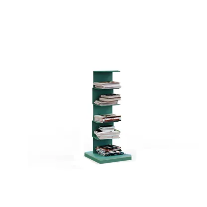 Simple Vertical Metal Rectangular Etagere Bookcase Image - 39