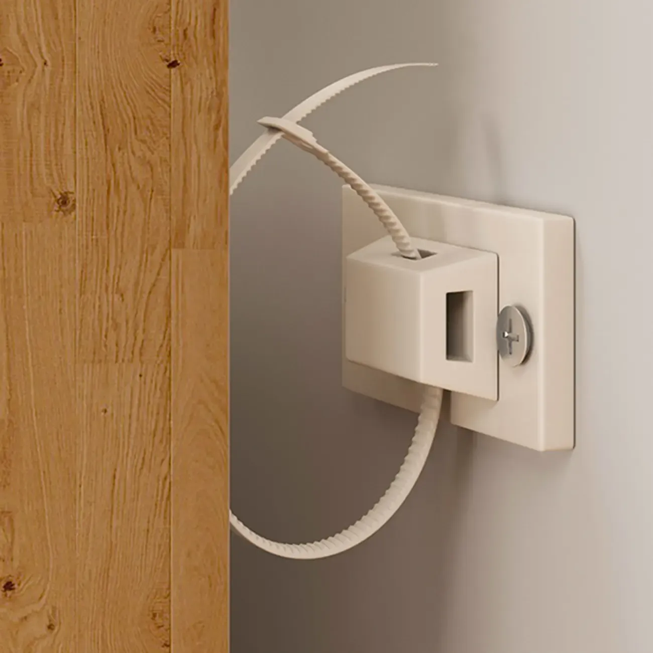 Rustic Vertical 5-Tier Closed Back Wooden Bookshelf Image - 8