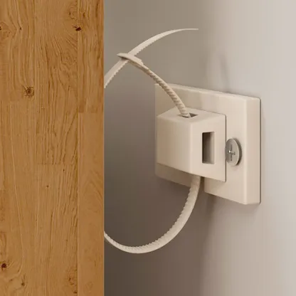 Rustic Vertical 5-Tier Closed Back Wooden Bookshelf Image - 8