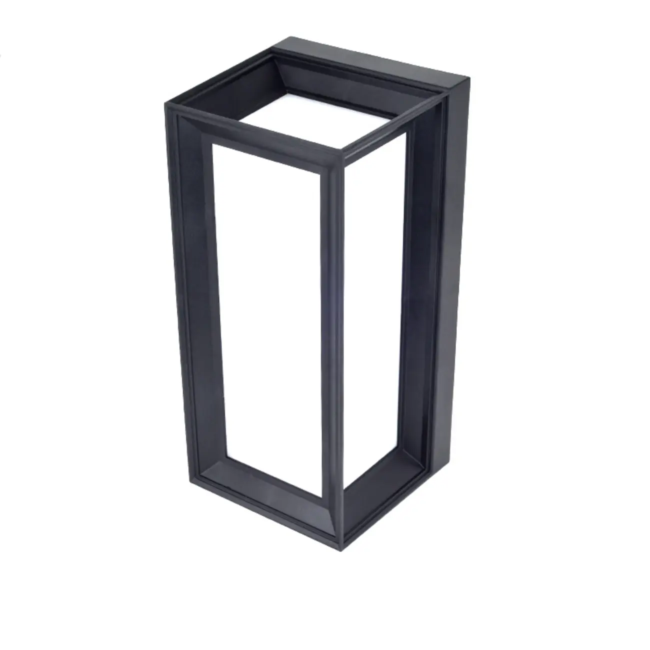 Modern Black Metal Rectangle Minimalist Wall Sconce Image - 5 | homeyfad