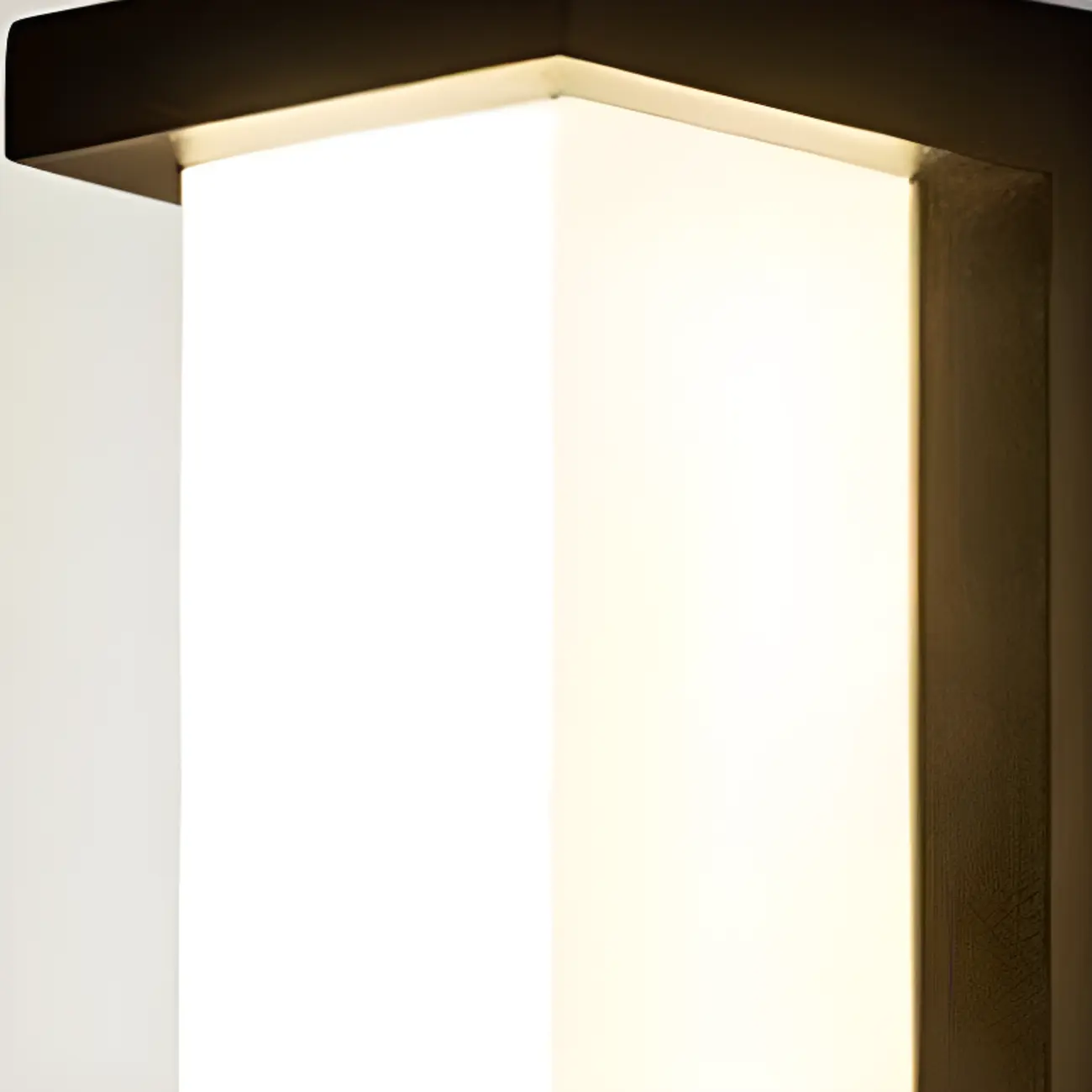 Modern Black Metal Rectangle Minimalist Wall Sconce Image - 8 | homeyfad