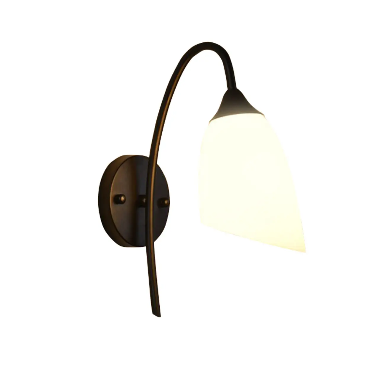 Modern Geometric Wall Light with Glass Shade Image - 8 | homeyfad