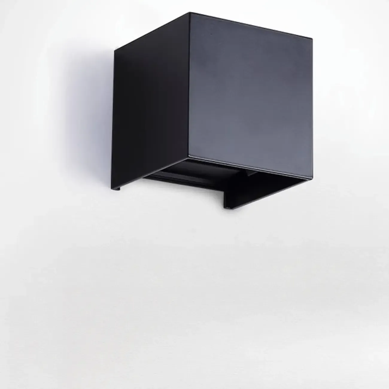 Minimalist Aluminum Cube Solid Color Adjustable Wall Sconce Image - 14