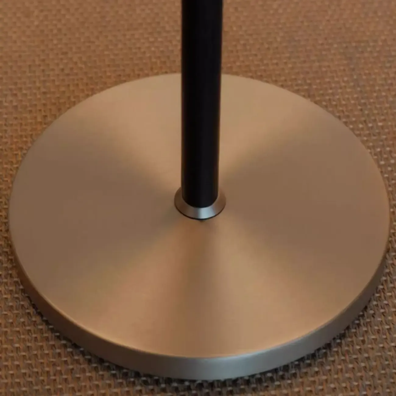 Modern LED Silver Minimalist Floor Lamp for Living Room Image - 4