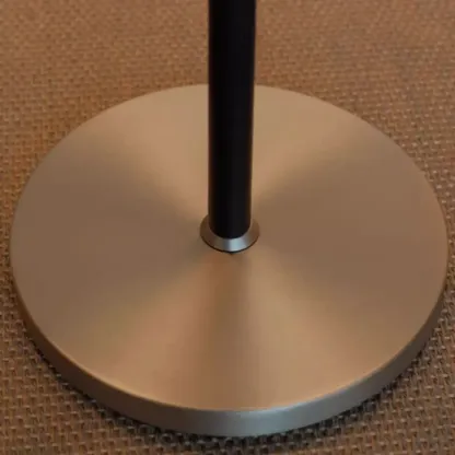 Modern LED Silver Minimalist Floor Lamp for Living Room Image - 4