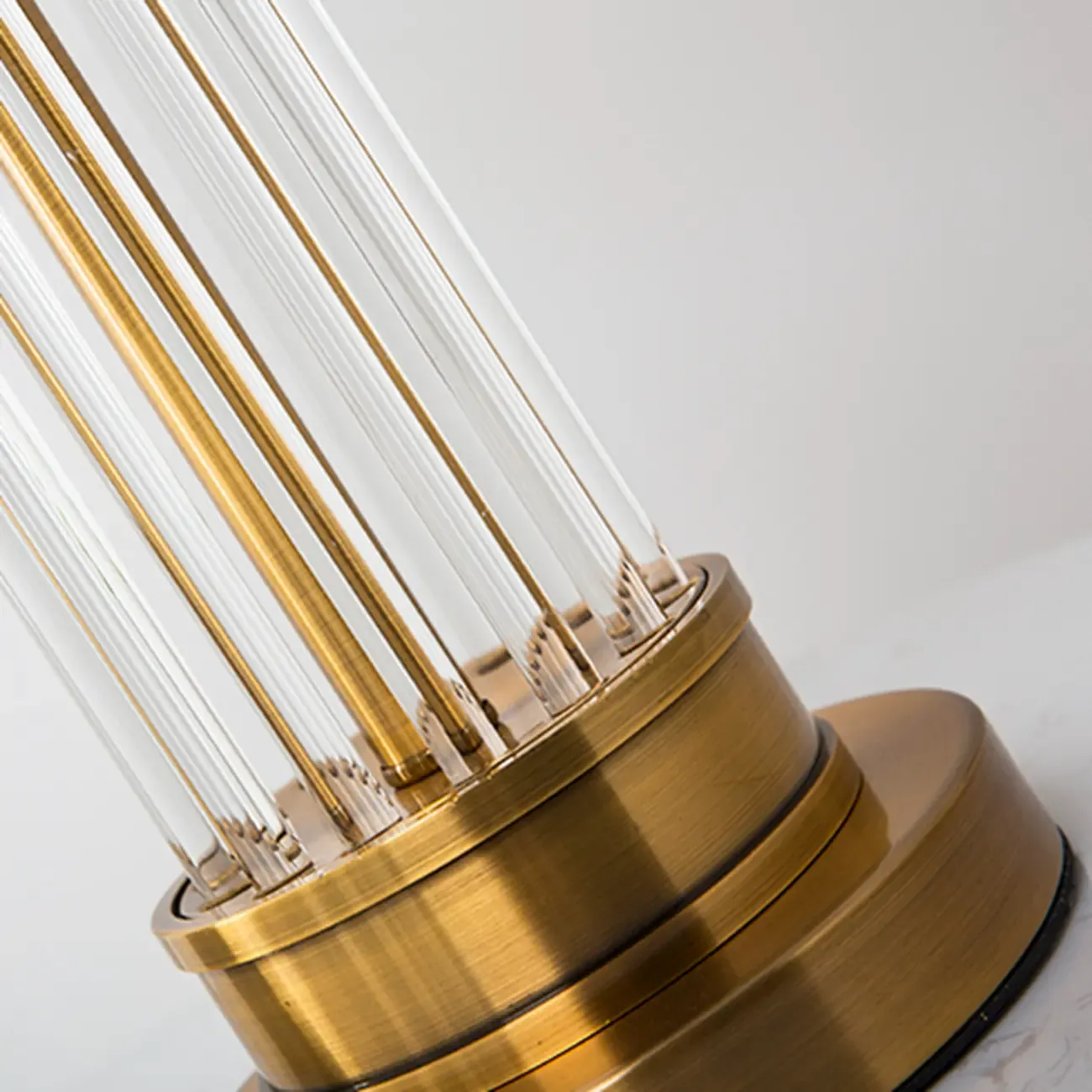 Modern Gold Metal Fabric LED Table Lamp for Bedroom  Image - 8