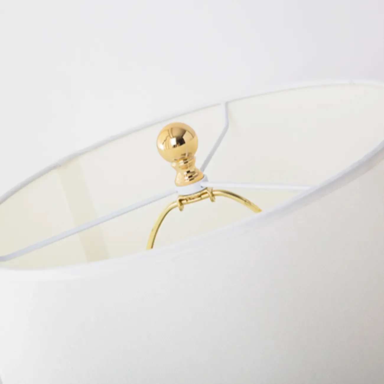 Modern Gold Metal Fabric LED Table Lamp for Bedroom  Image - 11