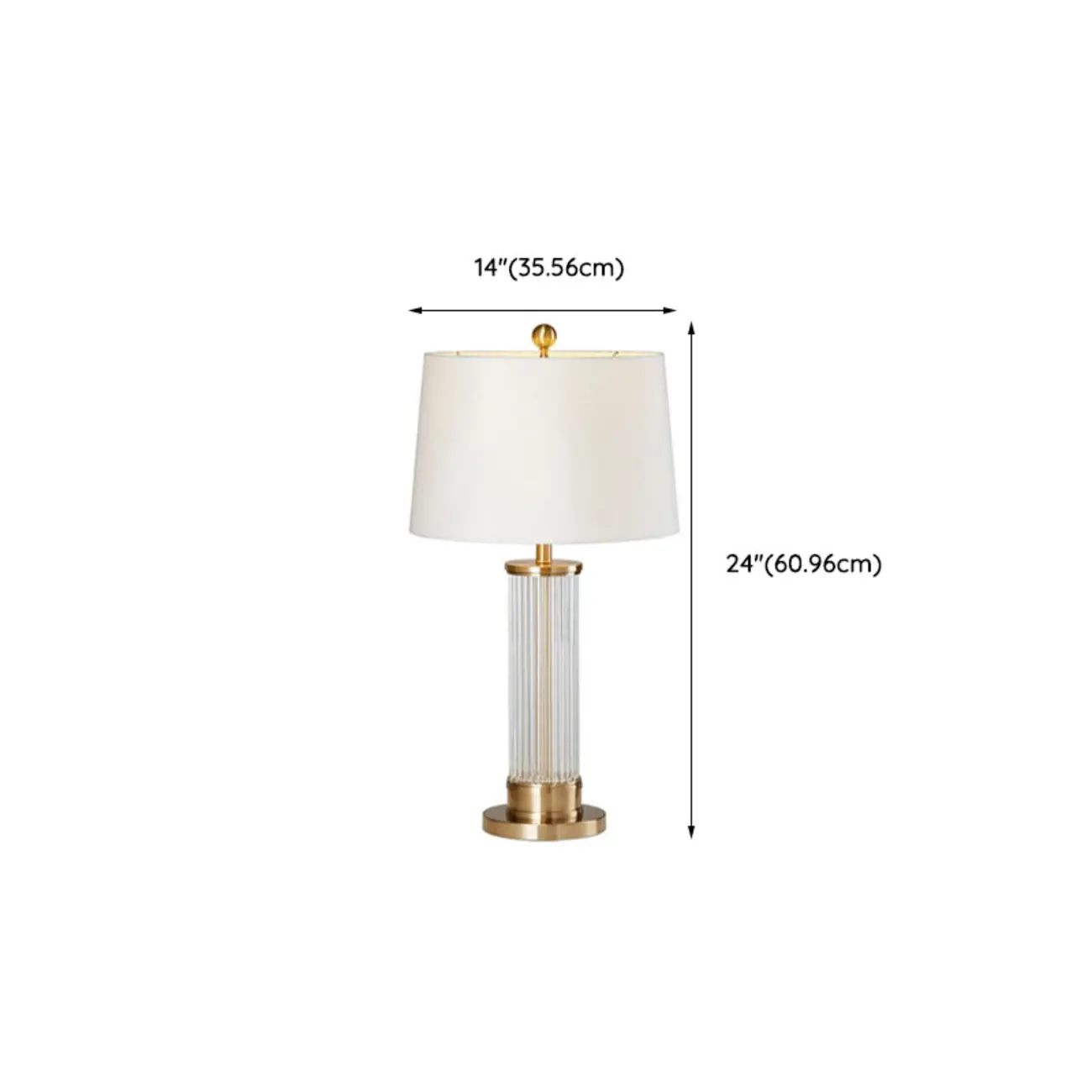Modern Gold Metal Fabric LED Table Lamp for Bedroom  Image - 13 | homeyfad