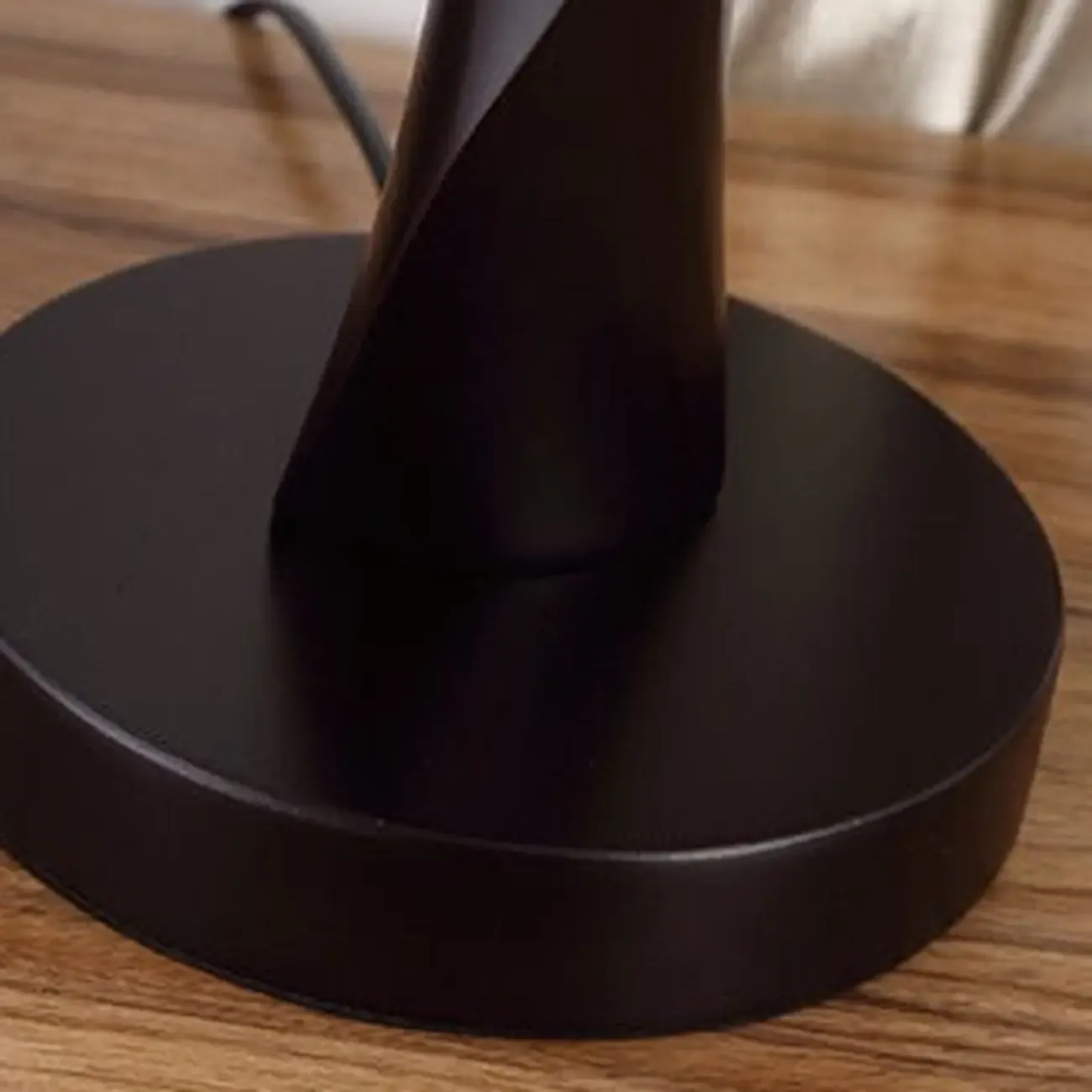 Elegant Modern Wood Fabric	Black  LED Table Lamp Dimmable  Image - 15